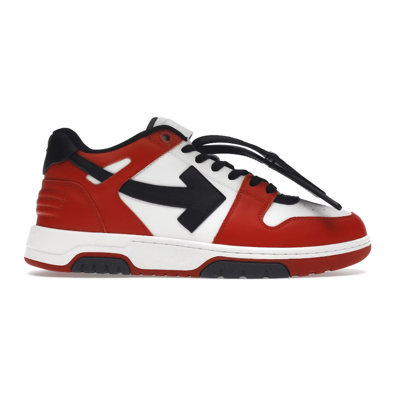 OFF-WHITE Out Of Office OOO Low Tops Red Black (2024)