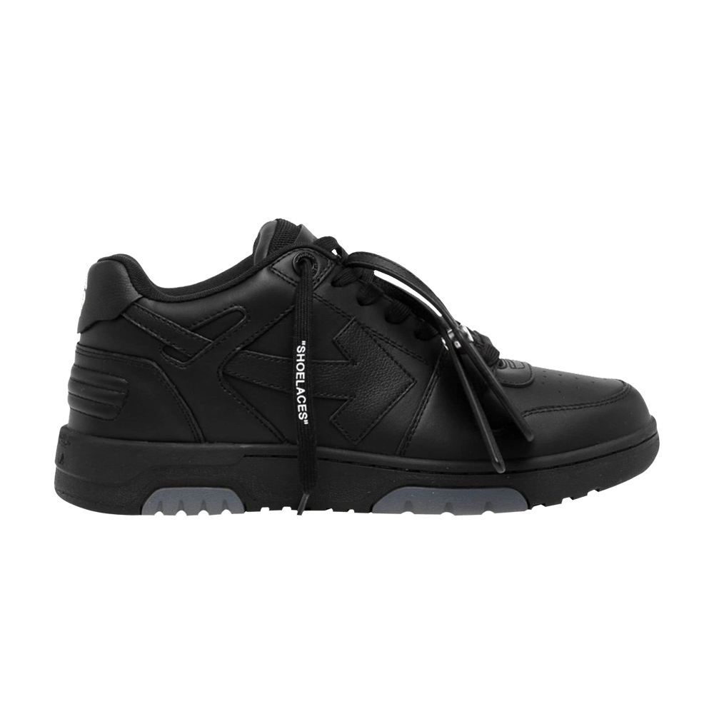 OFF-WHITE Out Of Office OOO Low Tops Triple Black