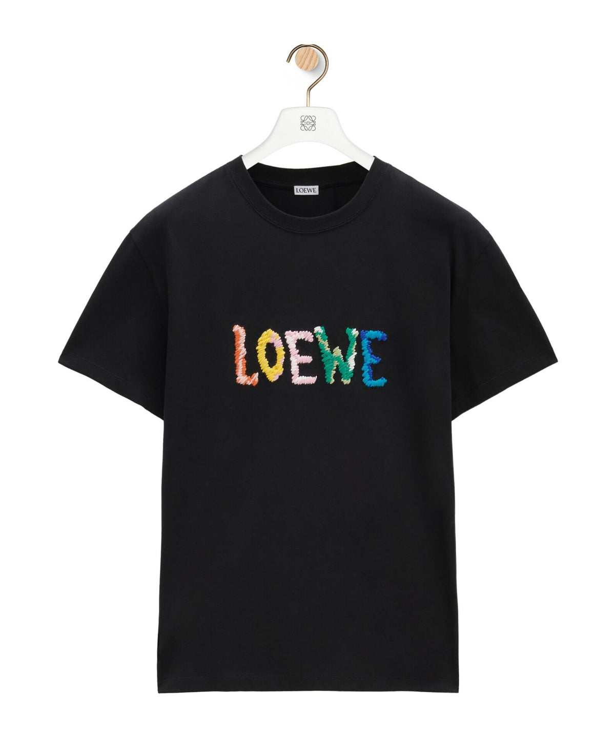 Loewe Logo-embroidered cotton T-shirt