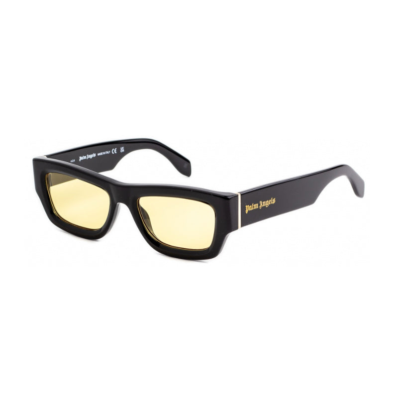 Palm Angels Auberry Sunglasses Black Yellow