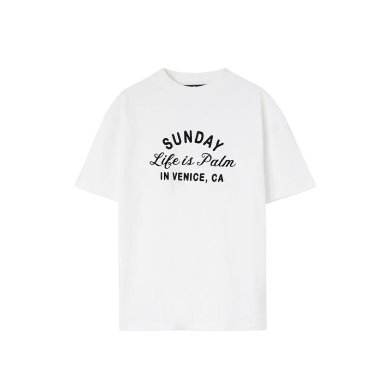 Palm Angels Sunday Classic T-Shirt White/Black
