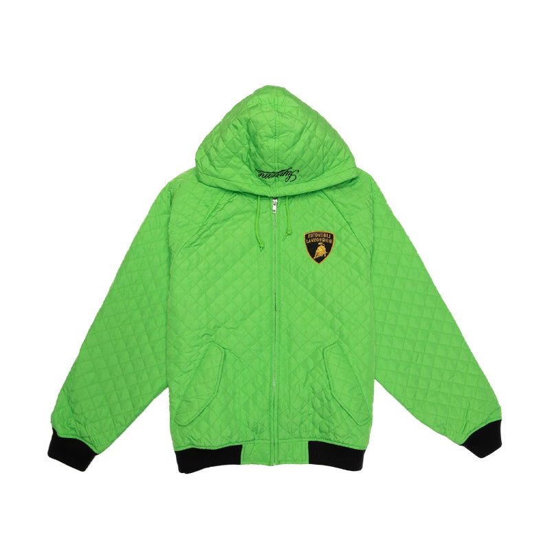 Supreme Automobili Lamborghini Hooded Work Jacket Lime