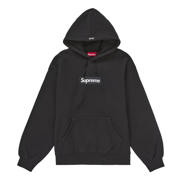 Supreme Box Logo Hooded Sweatshirt Sweatshirt (FW24) Black