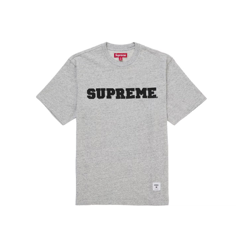 Supreme Collegiate Appliqué S/S Top Grey
