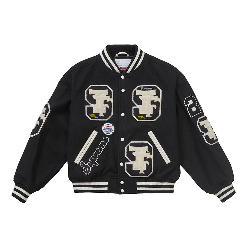 Supreme Drill Team Varsity Jacket Black