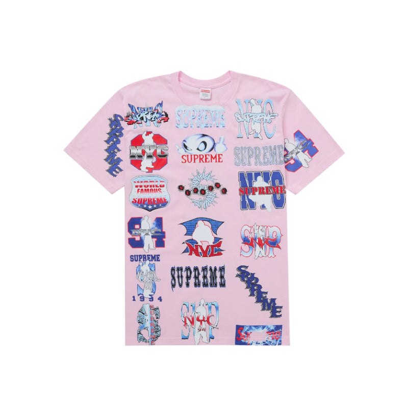 Supreme Flash Tee Light Pink