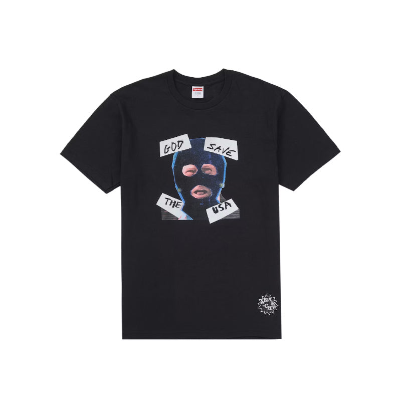 Supreme God Save Us Tee Black