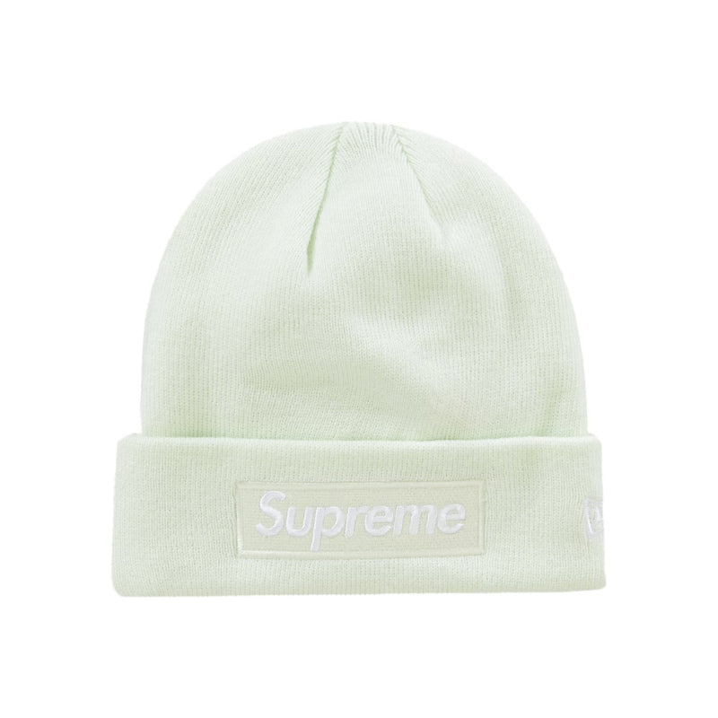 Supreme New Era Box Logo Beanie (FW23) Light Green