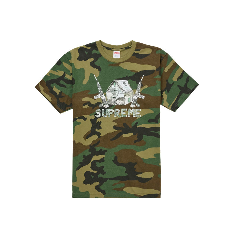 Supreme Origami Tee Woodland Camo