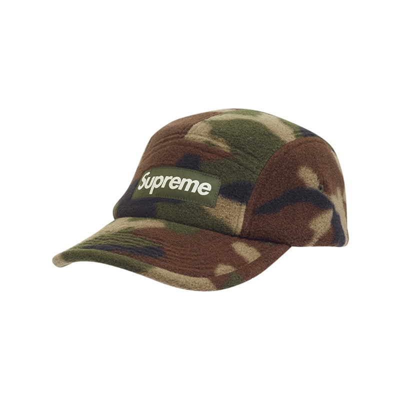 Supreme Polartec Camp Cap Woodland Camo