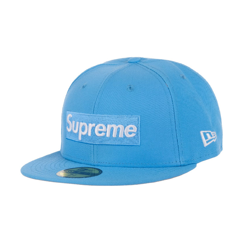 Supreme Shop Box Logo New Era 59Fifty Fitted Hat Light Blue