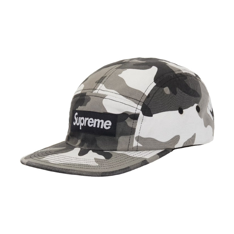 Supreme Washed Chino Twill Camp Cap (SS26) Snow Camo