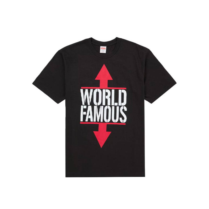 Supreme World Famous Tee Black