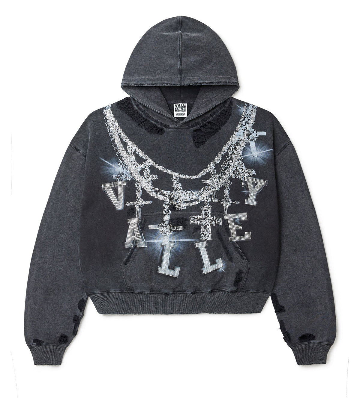 Vale Forever Big Chain Hoodie 'Black'