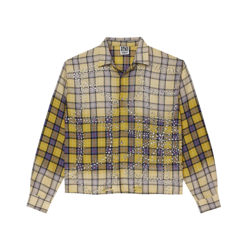 Vale Forever Lemonhead Flannel 'Yellow/Blue'