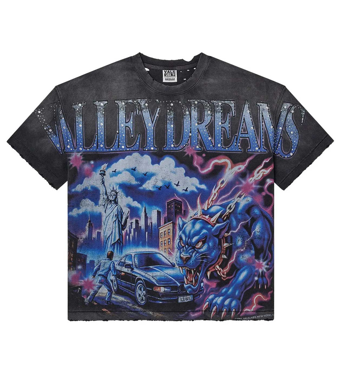 Vale Forever Monster Big Tee 'Black'