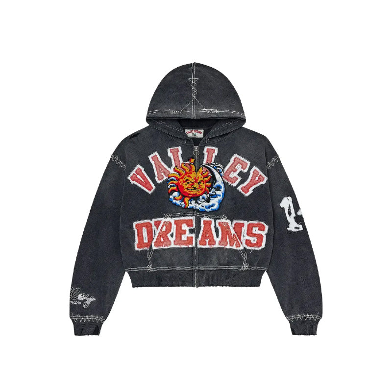 Vale Forever Sunny Zipup black