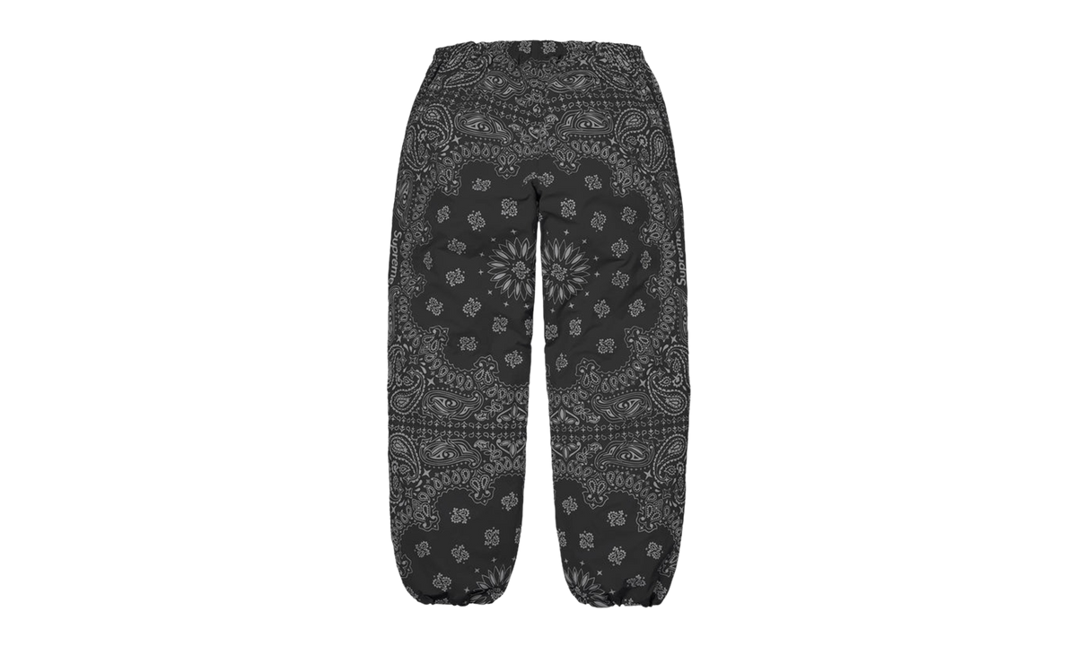 Supreme Reflective Bandana Track Pant Black