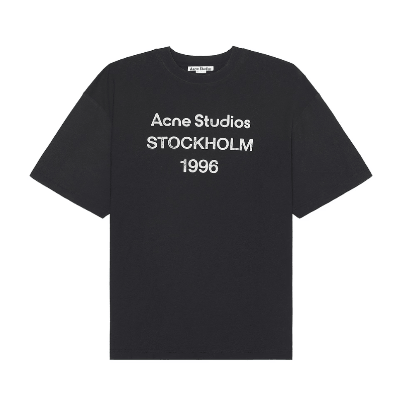Acne Studios Logo T-shirt Black