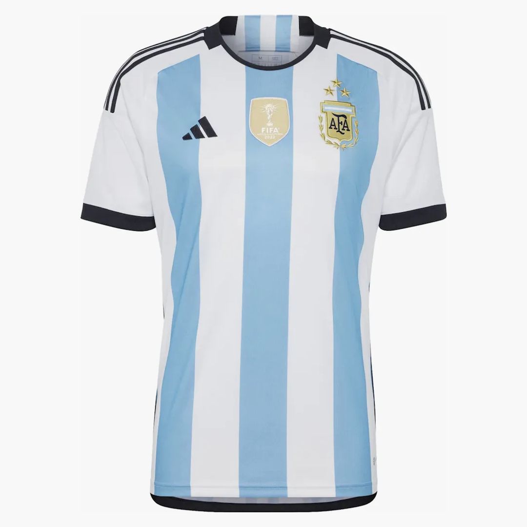 Adidas Argentina 3 Stars Home Authentic Jersey