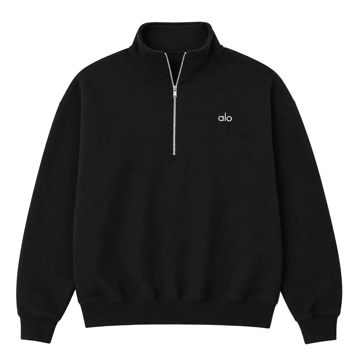 Alo Yoga Accolade 1/4 Zip Black