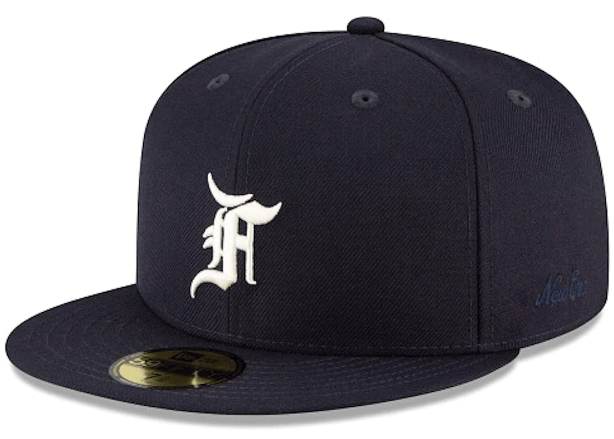 Fear of God Essentials New Era 59Fifty Fitted Hat FW21 Navy