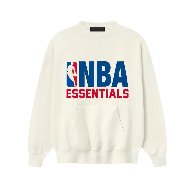Fear of God Essentials NBA Sport Crewneck Cream White