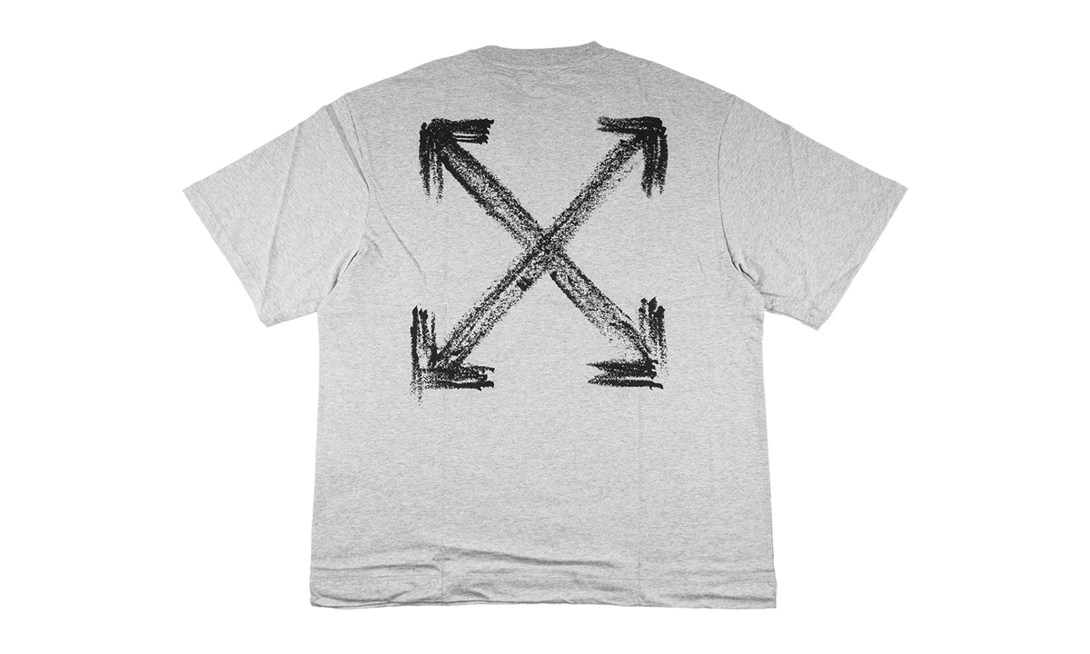 OFF-WHITE Chalk Arrow Skate Fit Tee Heather Grey