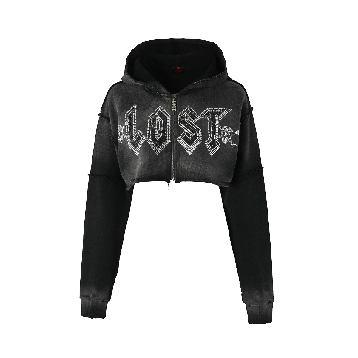 Lost Intricacy Women's Black Zip Up